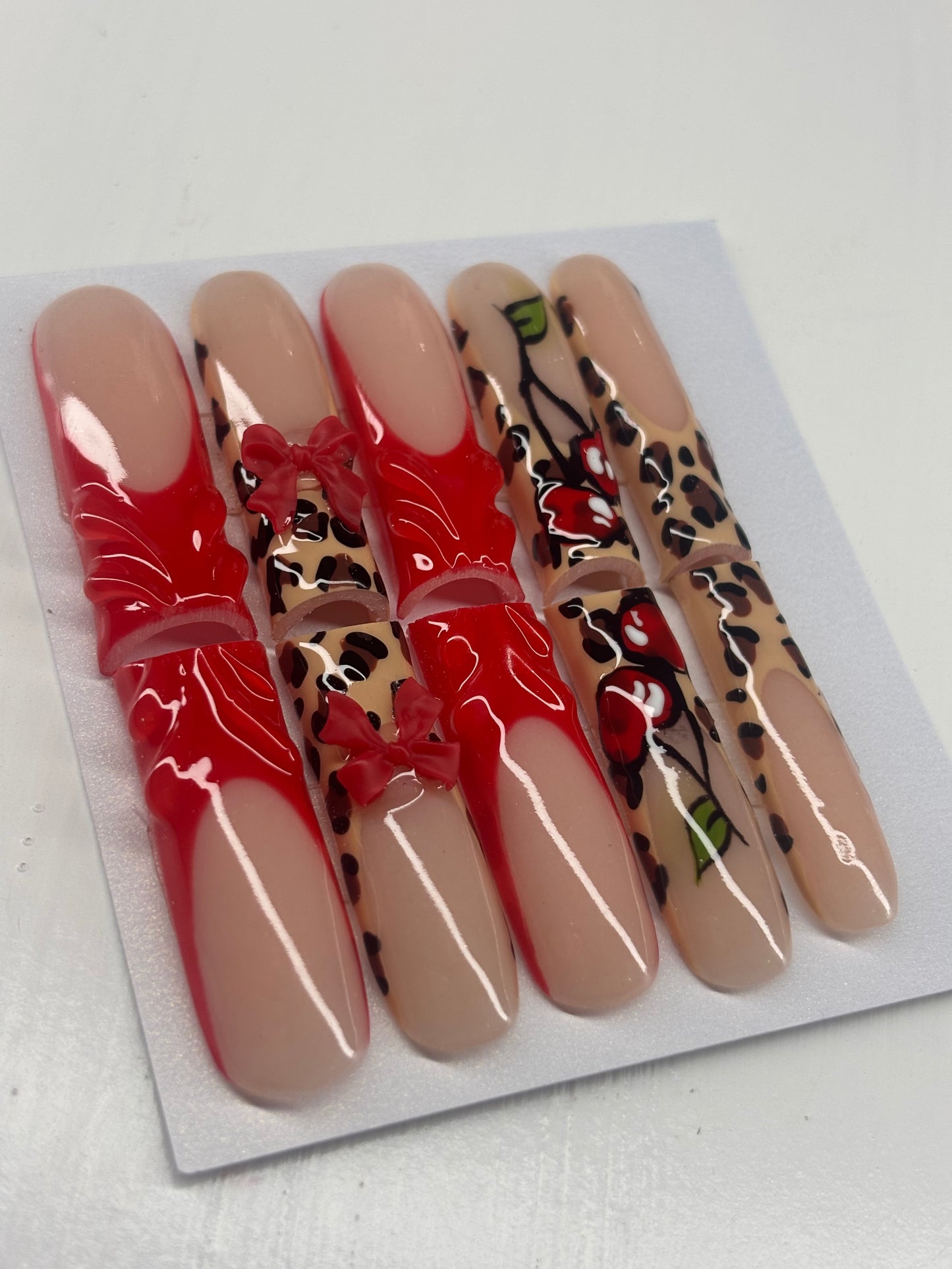 Red Cherry Acrylic Press On