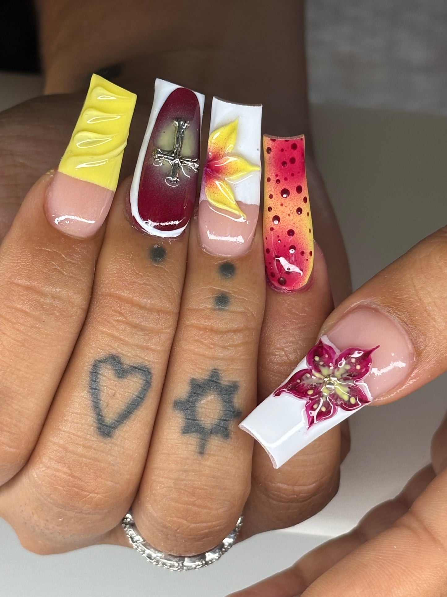 Flat French Acrylic Set